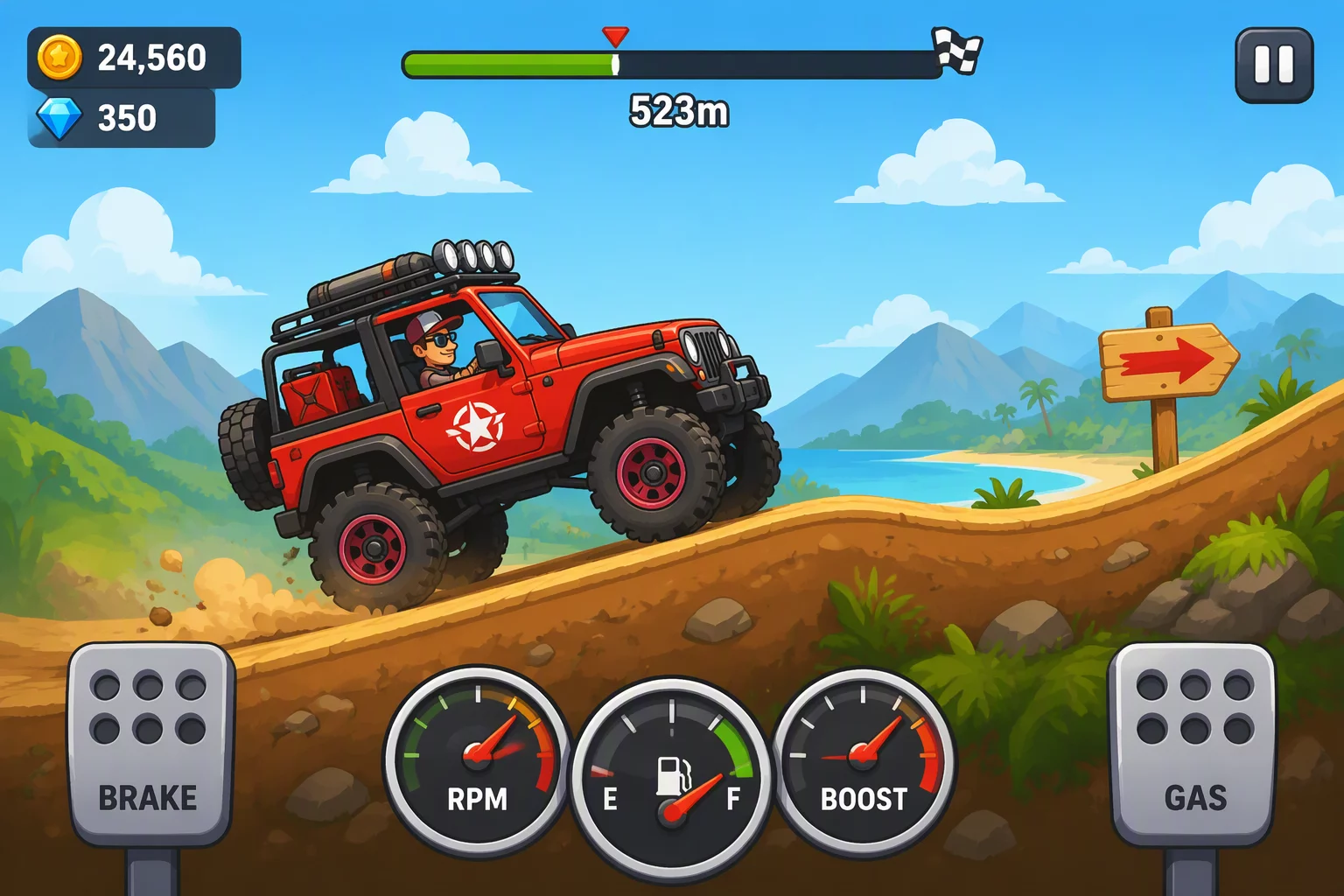 4WD Race Legend Track