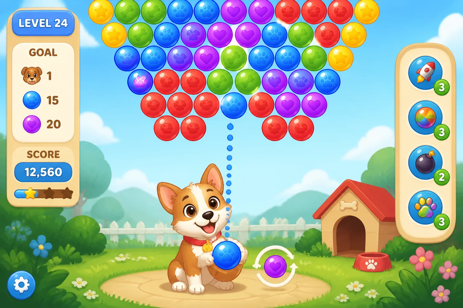 Bubble Shooter Pet Friends