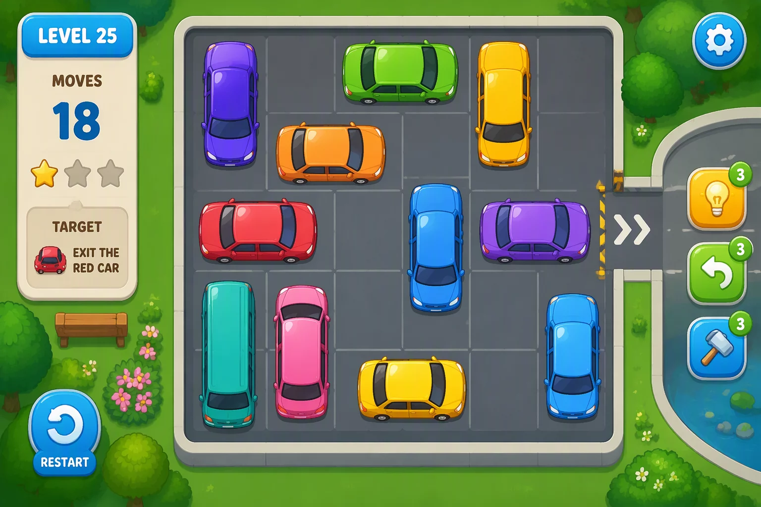Car Park Puzzle Master