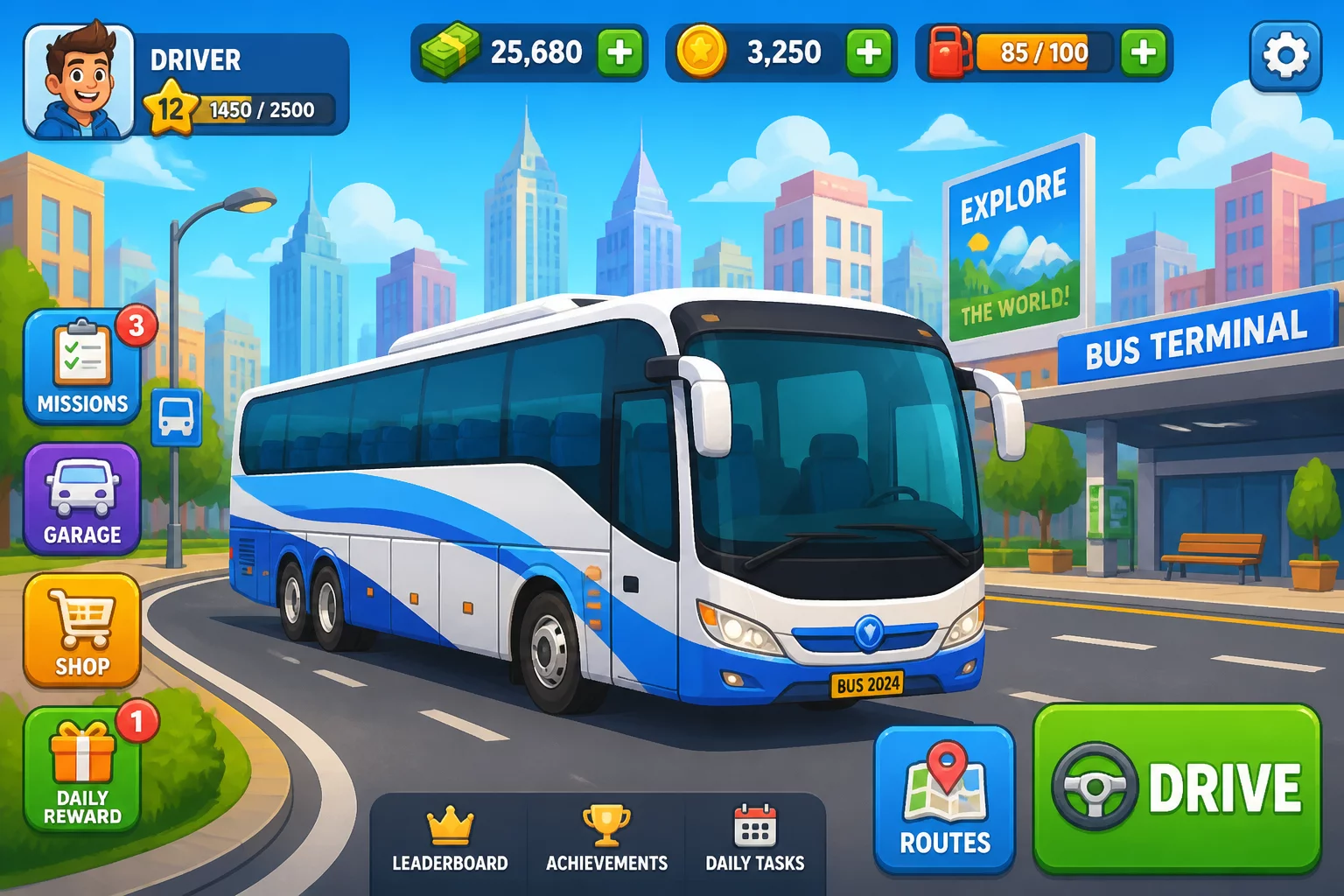 Coach Bus Drive Simulator Pro