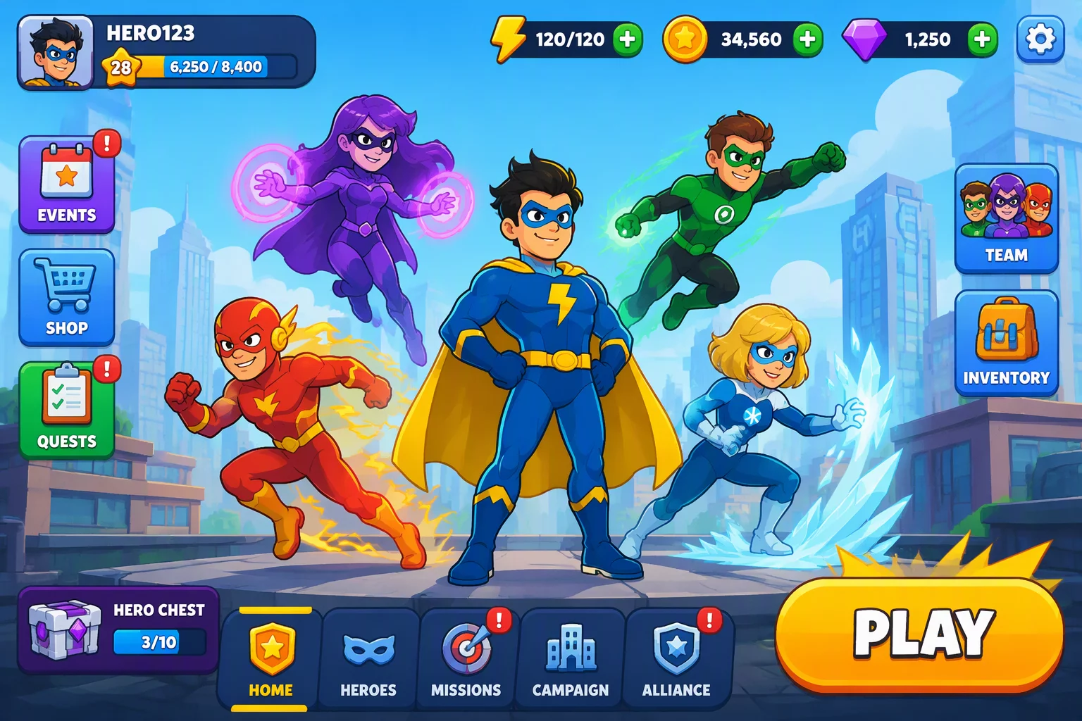 Heroes Inc! Journey