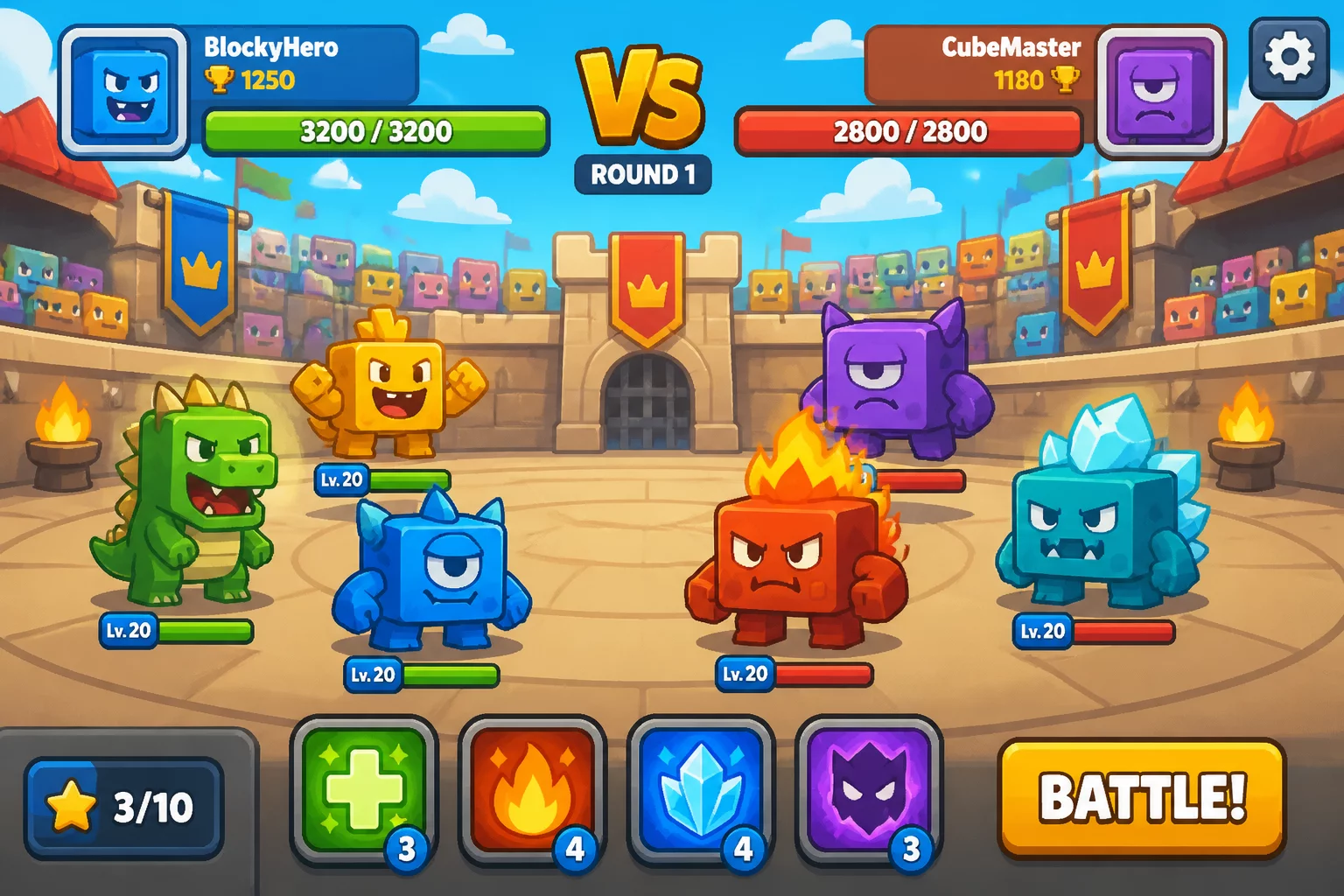 Mine Shooter Monsters Royale Arena