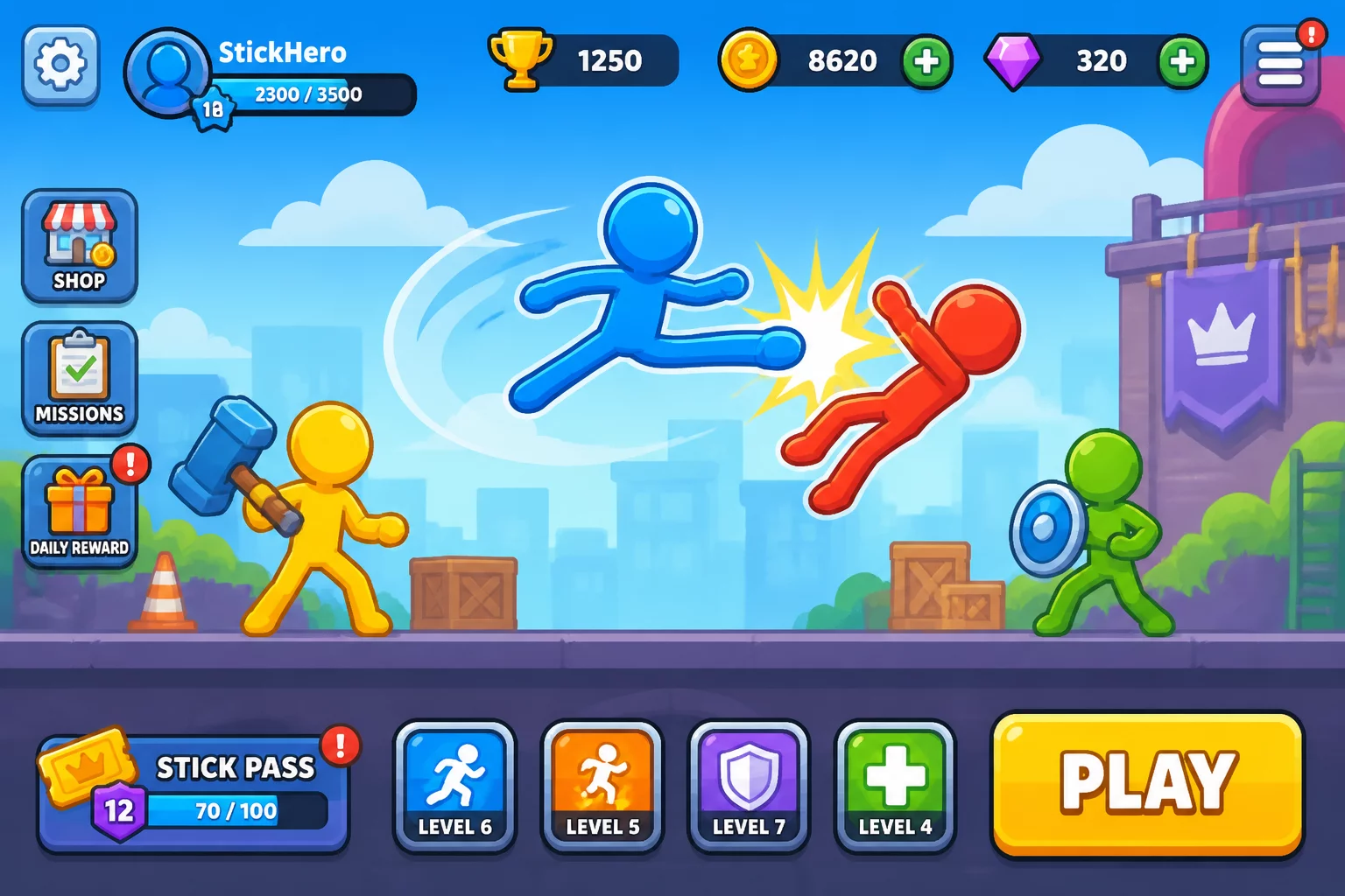Stickman Armed Assassin: Going Down Mission