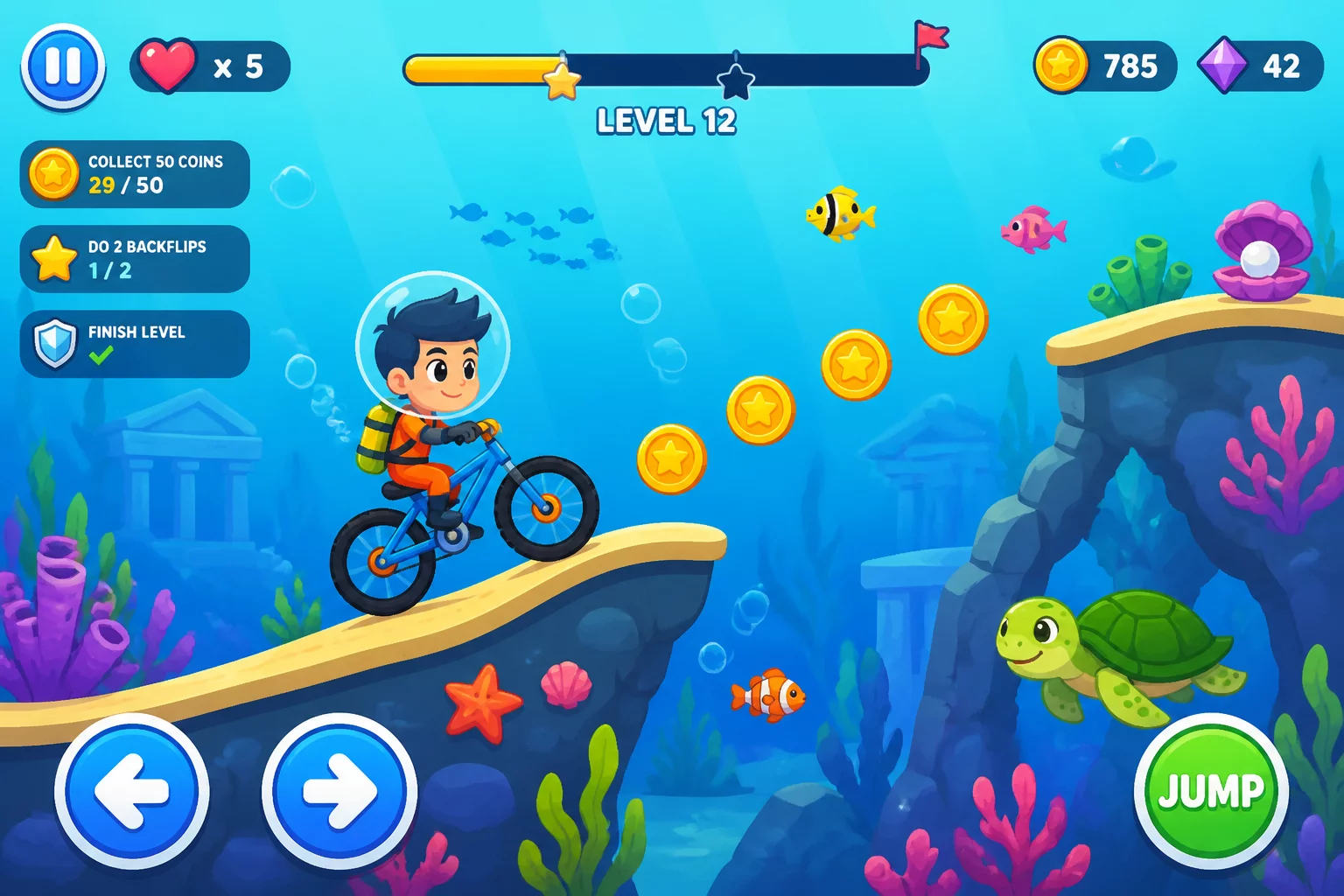 Underwater Cycling Aqua